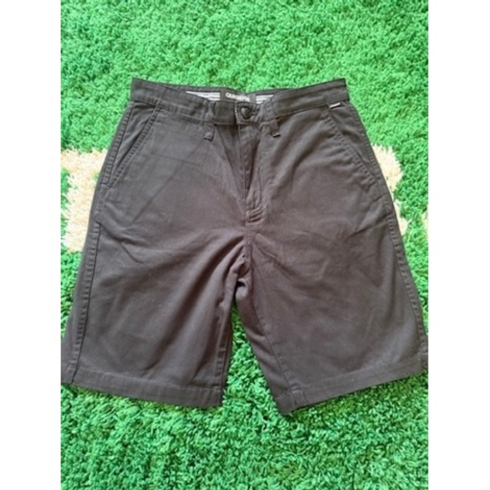 Quiksilver Mens Regular Fit Chino Shorts Black Size 29 Walk Shorts